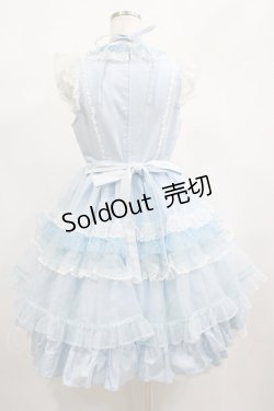 画像3: Angelic Pretty / Candyストライプリボンワンピース Free サックス H-25-02-09-001-AP-OP-NS-ZH