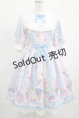 Angelic Pretty / Ice Cream Parlorワンピース Free ピンク H-25-02-09-002-AP-OP-NS-ZH