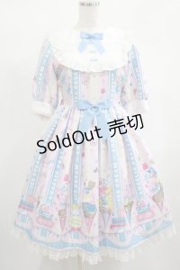 Angelic Pretty / Ice Cream Parlorワンピース Free ピンク H-25-02-09-002-AP-OP-NS-ZH