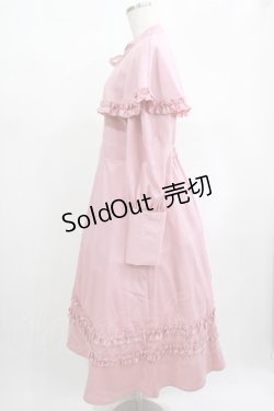 画像2: FLC / 皆方由衣さんコラボ ケープ付きワンピース LL ピンク H-25-02-09-014-LO-OP-NS-ZH