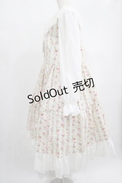 画像2: marcHenTica / フレアローズワンピース ハーフエルフ オフホワイト H-25-02-09-017-LO-OP-NS-ZH