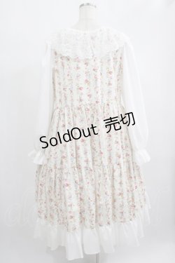 画像3: marcHenTica / フレアローズワンピース ハーフエルフ オフホワイト H-25-02-09-017-LO-OP-NS-ZH