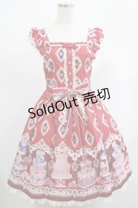 Angelic Pretty / Wonder Patisserie SpecialジャンパースカートSet Free レッド H-25-02-09-003-AP-OP-NS-ZH