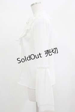 画像2: Amavel / アンティークバックルフレアスリーブブラウス Free オフ H-25-02-10-040-CA-BL-NS-ZH