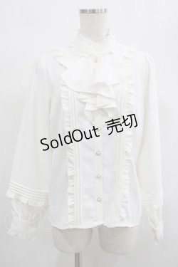 画像1: Amavel / Vintage Doll フリルブラウス Free オフ H-25-02-10-042-CA-BL-NS-ZH