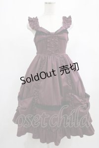 ALICE and the PIRATES / Dolly Ribbon Frillジャンパースカート Free パープル H-25-02-10-005-PA-OP-NS-ZH