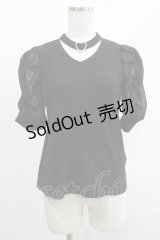 Amavel / ハートバックルチョーカートップス Free ブラック H-25-02-10-055-CA-TO-NS-ZH