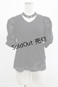 Amavel / ハートバックルチョーカートップス Free ブラック H-25-02-10-055-CA-TO-NS-ZH