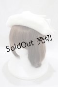 Lovely Tency / 眞白ありすコラボ リボンベレー帽  オフ H-25-02-10-076-GO-AC-NS-ZH