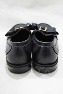画像3: Amavel / バックルリボン付ローヒールローファー L ブラック H-25-02-10-079-CA-SH-NS-ZH