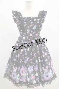 Angelic Pretty / Happy Treat Partyジャンパースカート Free ブラック H-25-02-10-002-AP-OP-NS-ZH