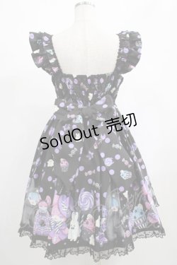 画像3: Angelic Pretty / Happy Treat Partyジャンパースカート Free ブラック H-25-02-10-002-AP-OP-NS-ZH