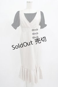 EATME / オフショルダーブラウスレイヤードワンピース S ベージュ H-25-02-11-030-LO-OP-NS-ZH
