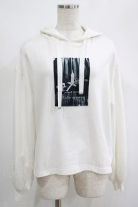 EAT ME / グラフィックパーカー Free 白 H-25-02-11-040-LO-TO-NS-ZH