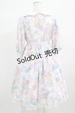 画像3: Angelic Pretty / Flower Egg Gardenワンピース Free 白 H-25-02-11-004-AP-OP-NS-ZH