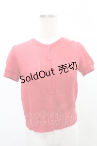 MILK / Be myカーデ  レッド H-25-02-11-1022-ML-TO-KB-ZH