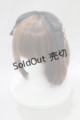 mille fille closet by LODISPOTTO / Sweet jewel Ribbonカチューシャ  ブラック H-25-02-11-074-LO-AC-NS-ZH