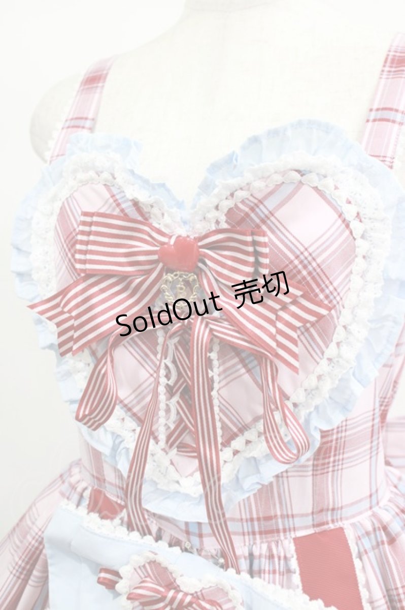 画像4: BABY,THE STARS SHINE BRIGHT / Sweet Wingタータンチェックジャンパースカート Free ピンク H-25-02-11-006-BA-OP-NS-ZH (4)