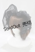 Angelic Pretty / ブリム付カチューシャ  ブラック H-25-02-11-075-AP-AC-NS-ZH