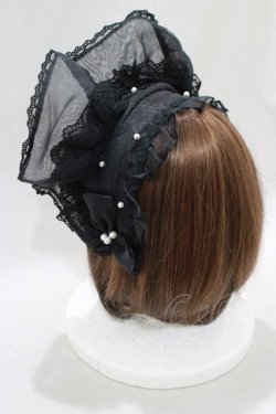 画像2: Angelic Pretty / ブリム付カチューシャ  ブラック H-25-02-11-075-AP-AC-NS-ZH
