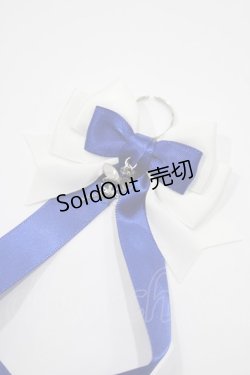 画像2: LOTUS ribbon / リボンリング Free オフ/ブルー H-25-02-11-076-EL-AC-NS-ZH