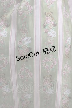 画像4: axes femme kawaii / RosyBear柄ワンピース M グリーン H-25-02-11-008-AX-OP-NS-ZH