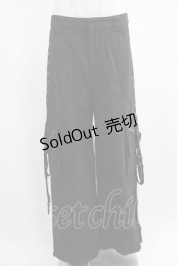 画像1: PUNK RAVE / WIND TROOPER TROUSERSパンツ 2XL ブラック H-25-02-12-042-PU-PA-KB-OS
