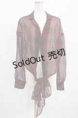 PUNK RAVE / RED TARTAN REBEL SHIRT L-2XL レッド H-25-02-12-044-PU-BL-KB-OS