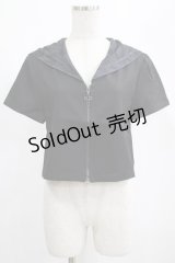 PUNK RAVE / Chinese Style Silk Fan black sailor collar girl uniform jacket M ブラック H-25-02-12-050-PU-TO-KB-ZY