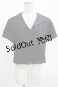 PUNK RAVE / Chinese Style Silk Fan black sailor collar girl uniform jacket XL ブラック H-25-02-12-053-PU-TO-KB-OS