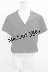 PUNK RAVE / Chinese Style Silk Fan black sailor collar girl uniform jacket XL ブラック H-25-02-12-053-PU-TO-KB-OS