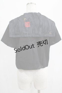画像3: PUNK RAVE / Chinese Style Silk Fan black sailor collar girl uniform jacket XL ブラック H-25-02-12-053-PU-TO-KB-OS