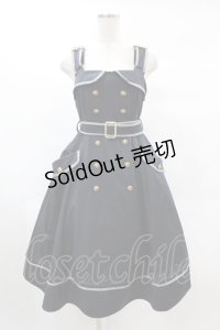 Amavel / CinemaHeroine Trench ジャンパースカート Free ネイビー H-25-02-12-1035-CA-OP-NS-ZH