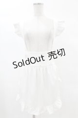 Amavel / フリルエプロン Free オフ H-25-02-12-1051-CA-SK-NS-ZH