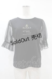 m petit by misako / NINA'Sコラボプルオーバー M ブラック H-25-02-12-1057-LO-TO-NS-ZH