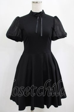 画像1: PUNK RAVE / Adora dress XS ブラック H-25-02-12-008-PU-OP-KB-ZY