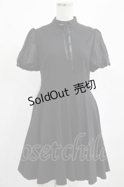 画像1: PUNK RAVE / Adora dress L ブラック H-25-02-12-010-PU-OP-KB-ZS