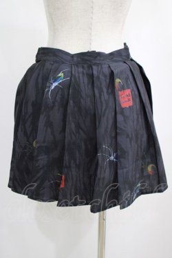 画像3: PUNK RAVE / Black printed pleated skirt L ブラック H-25-02-12-021-PU-SK-KB-OS