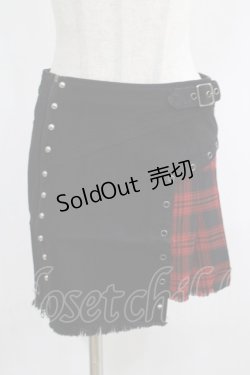 画像1: PUNK RAVE / Dead Threads skirt S ブラック H-25-02-12-027-PU-SK-KB-OS