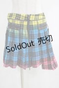 PUNK RAVE / COLOUR PUNK SKIRT M ミックスカラー H-25-02-12-028-PU-SK-KB-ZI