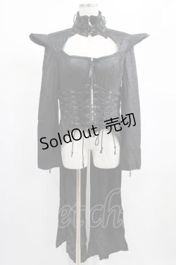 画像1: 【SALE】PUNK RAVE / Blitzkrieg coat M ブラック H-25-02-13-037-PU-CO-KB-ZT-C006