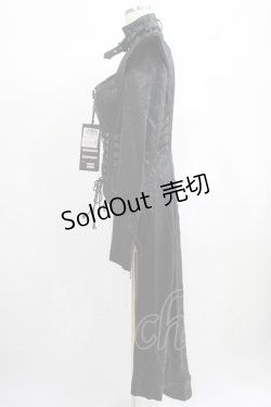 画像2: 【SALE】PUNK RAVE / Blitzkrieg coat M ブラック H-25-02-13-037-PU-CO-KB-ZT-C006