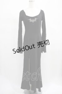 PUNK RAVE / Gothic Bat Code Dress M-L ブラック H-25-02-13-044-PU-OP-KB-ZI