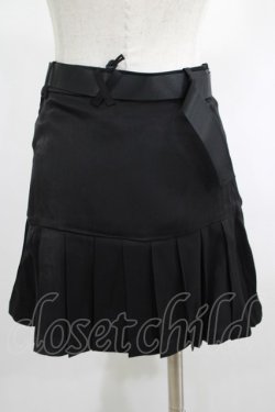 画像3: PUNK RAVE / pleated skirt with waist bag XS ブラック H-25-02-13-046-PU-SK-KB-ZS