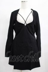 PUNK RAVE / LOCKED CLUB DRESS & BOLERO SET XL-2XL ブラック H-25-02-13-048-PU-OP-KB-ZY