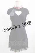 PUNK RAVE / POSTER GIRL DRESS L ブラック H-25-02-13-049-PU-OP-KB-ZS