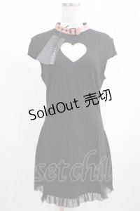 PUNK RAVE / POSTER GIRL DRESS L ブラック H-25-02-13-049-PU-OP-KB-ZS
