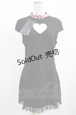 画像1: PUNK RAVE / POSTER GIRL DRESS L ブラック H-25-02-13-049-PU-OP-KB-ZS