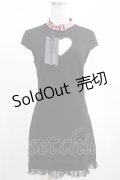 PUNK RAVE / POSTER GIRL DRESS S ブラック H-25-02-13-050-PU-OP-KB-ZS