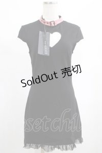 PUNK RAVE / POSTER GIRL DRESS S ブラック H-25-02-13-050-PU-OP-KB-ZS